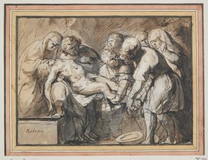 Złożenie do grobu autorstwa Jacob Jordaens