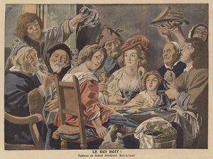 Król pije autorstwa Jacob Jordaens
