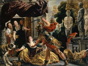 Ulisses i Kirke, ok. 1630-1634.