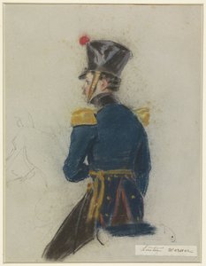 Portret porucznika Wernera na koniu