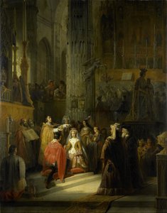 Ślub Jakuba Bawarskiego, hrabiny Holandii i Jana IV, księcia Brabancji, 10 marca 1418