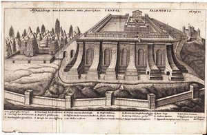 Świątynia Salomona w Jerozolimie autorstwa Jacob Judah Aryeh Leon