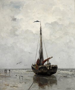 Łódź rybacka autorstwa Jacob Maris