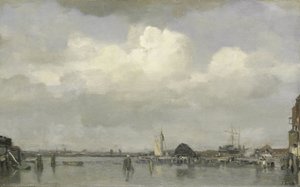 Widok na port autorstwa Jacob Maris