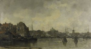 Pejzaż miejski autorstwa Jacob Maris