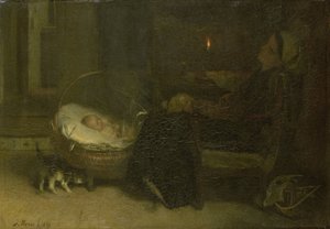 Zmęczony (matka obserwowana)