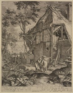 Abraham odesłał Hagar autorstwa Jacob Matham