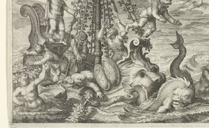 Bachus zamienia swoich porywaczy w delfiny