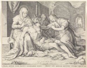 Drżenie Chrystusa autorstwa Jacob Matham