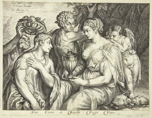Ceres, Bachus i Wenus autorstwa Jacob Matham