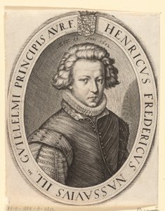 Fryderyk Henryk, książę Oranii w 1602 r. autorstwa Jacob Matham