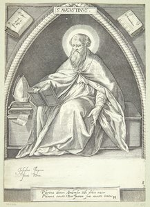 Ojcowie Kościoła autorstwa Jacob Matham