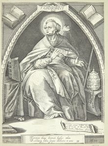 Ojcowie Kościoła autorstwa Jacob Matham