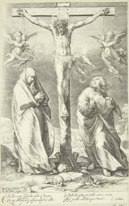 Chrystus na krzyżu autorstwa Jacob Matham
