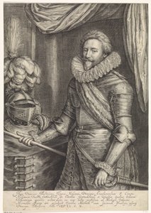 Portret Fryderyka Henryka, księcia Orańskiego-Nassau autorstwa Jacob Matham