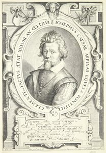 Portret Giuseppe Cesari autorstwa Jacob Matham