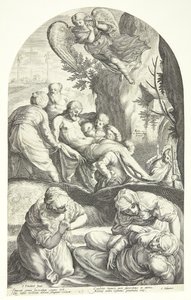 Złożenie do grobu Chrystusa autorstwa Jacob Matham