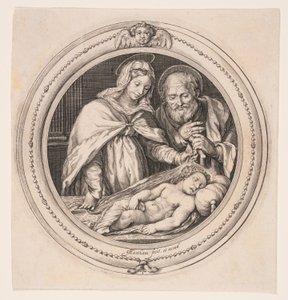 Święta Rodzina autorstwa Jacob Matham