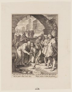 Powrót syna marnotrawnego, z Historii syna marnotrawnego autorstwa Jacob Matham