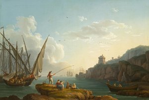 Nadmorski krajobraz w pobliżu Vietri

Tytuł oryginalny Krajobraz przybrzeżny w pobliżu Vietri autorstwa Jacob Philipp Hackert