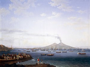Powrót floty z Algierii do Zatoki Neapolitańskiej autorstwa Jacob Philippe Hackert