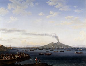 Powrót floty z Algierii do Zatoki Neapolitańskiej autorstwa Jacob Philippe Hackert