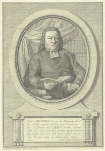 Portret Hermanusa Adrianusa Bruininga autorstwa Jacob Schwartzenbach