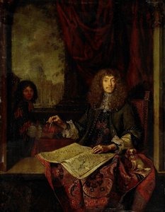 Portret Carela Quiny (1622-89), Rycerza Grobu Świętego i urodzonego w Amsterdamie odkrywcy Azji
