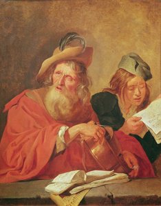 Gracz liry korbowej, 1678