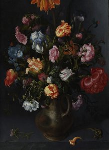 Wazon z kwiatami, prawdopodobnie 1613 r. autorstwa Jacob Vosmaer