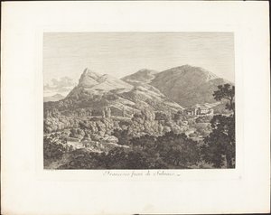 Francesco poza Subiacao