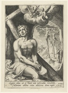 Dobry morderca jako skruszony grzesznik Ośmiu skruszonych grzeszników ze Starego i Nowego Testamentu (tytuł serii) autorstwa Jacob de Gheyn (II) (workshop of)