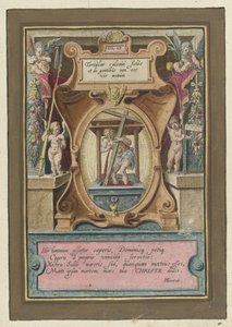 Chrystus w tłoczni wina Męka Chrystusa (tytuł serii) autorstwa Jacob de Gheyn (II)