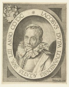 Portret Jacobusa Duyma w wieku 53 autorstwa Jacob de Gheyn (II)