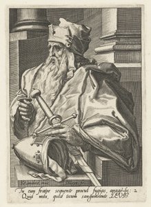 przodek Levi Przodkowie Izraela (tytuł serii) Dwunastu synów Jakuba (tytuł serii) autorstwa Jacob de Gheyn (II)