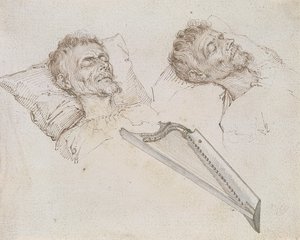 Karel van Mander na łożu śmierci