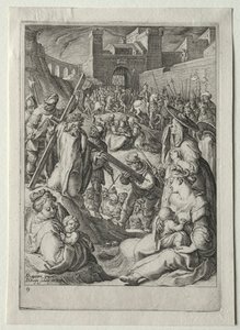 Zestaw pasyjny:  Chrystus niosący krzyż