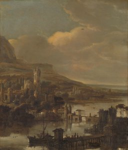 Widok na rzekę autorstwa Jacob de Wet (I) (attributed to)
