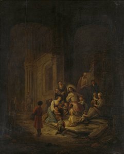 Chrystus błogosławi małe dzieci autorstwa Jacob de Wet (I)
