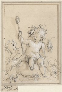 Alegoria uprawy winorośli autorstwa Jacob de Wit