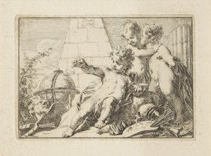 Alegoria przemijania autorstwa Jacob de Wit