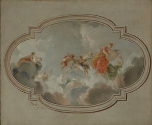 Flora i Zefir, 1743. autorstwa Jacob de Wit