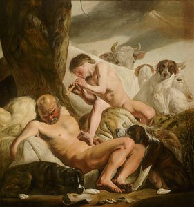 Argos, Merkury i Io autorstwa Jacob van Campen