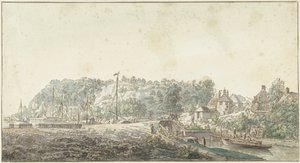 Zamek w Grebbe między Rhenen i Wageningen