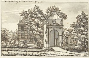 Dom Rycerski Nieuwestijn (tytuł na obiekcie)