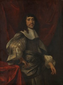 Portret mężczyzny, uważany za Christoffela van Gangelta, drugiego męża Lukrecji Boudaen autorstwa Jacob van Loo (attributed to)