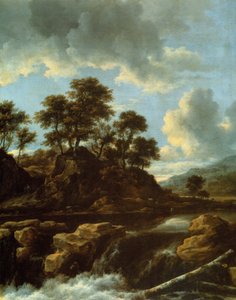 Wodospad autorstwa Jacob van Ruisdael