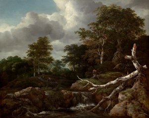 Scena leśna, ok. 1655. autorstwa Jacob van Ruisdael