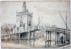 Most w Alkmaar, c1648-1682 autorstwa Jacob van Ruisdael