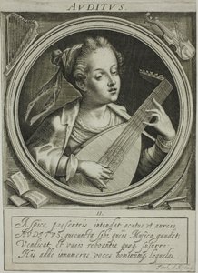 Dźwięk, płyta druga z The Five Senses autorstwa Jacob van der Heyden